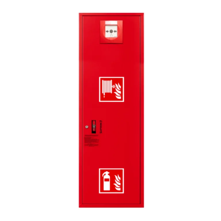 Internal hydrant DN33 with place for fire extinguisher and MCP- side version